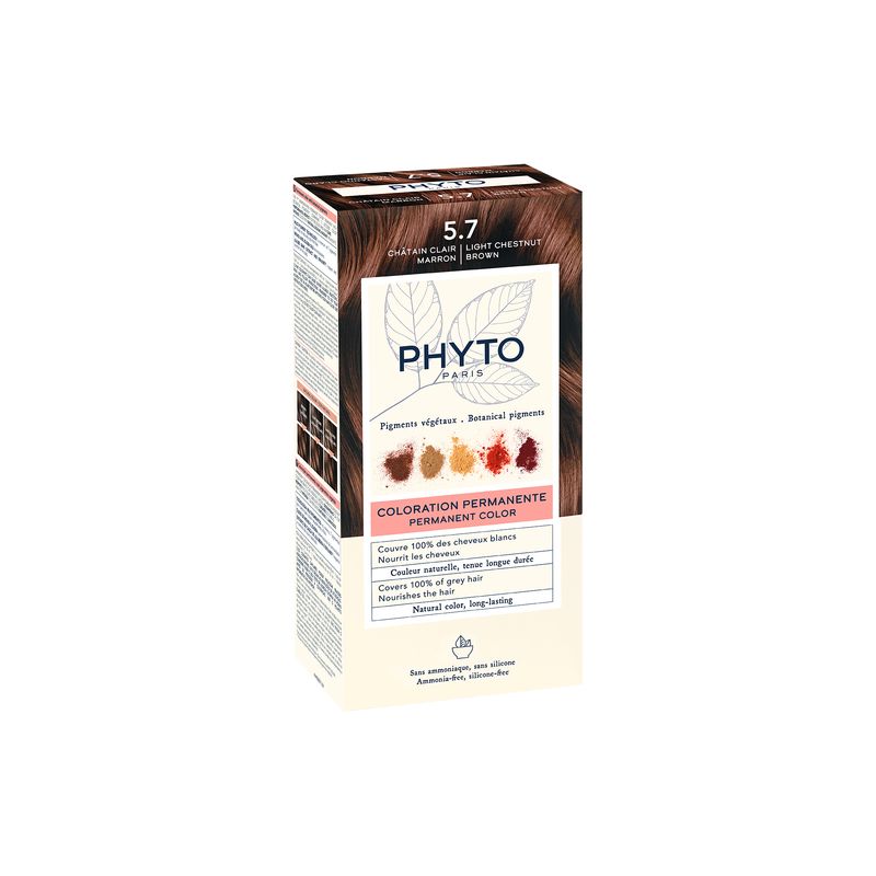 PHYTO Phytocolor 5.7 coloración permanente castaño marrón claro