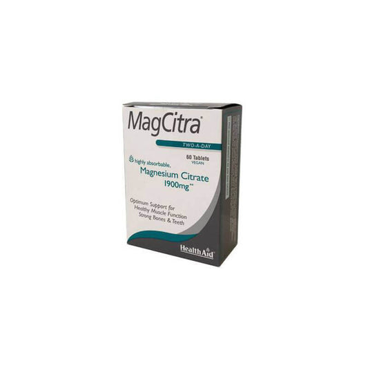 Health Aid MagCitra Citrato Magnesio 1900 mg 60 comprimidos
