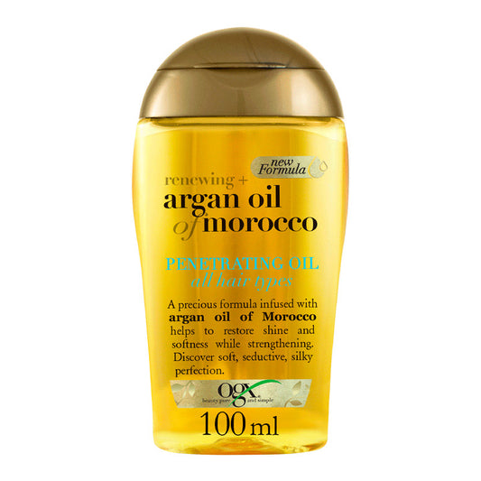 OGX Aceite Penetrante de Argán de Marruecos, Cabello Brilloso y Sedoso, 100 ml