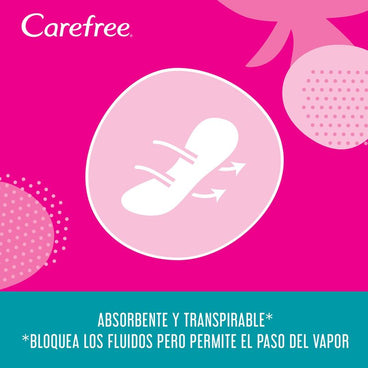 Carefree Protege Slip Cotton, Sin Fragancia, 40 + 4 unidades