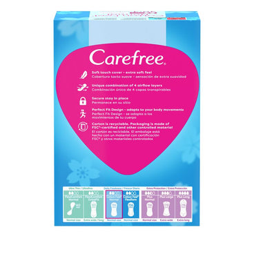 Carefree Protege Slip Cotton, Sin Fragancia, 40 + 4 unidades