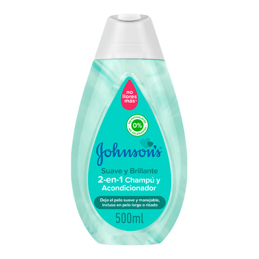 Johnson'S Baby Soft & Shiny Champú y Acondicionador 2 En 1, 500 ml