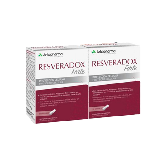 Resveradox Extra Forte Pack 60 Cápsulas 75mg de Resveratrol Arkopharma