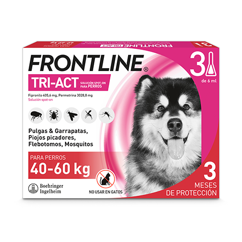 Frontline Tri-Act 40-60Kg 3Pip Xl
