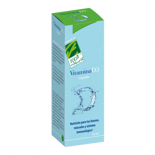 100%Natura Vitamina D3 Liquida , 50 ml