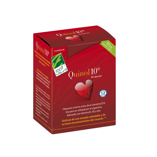 100%Natura Quinol10 50 Mg , 90 cápsulas   