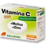 Vallesol Vitamina C+Melisa+Zn, 24 comprimidos