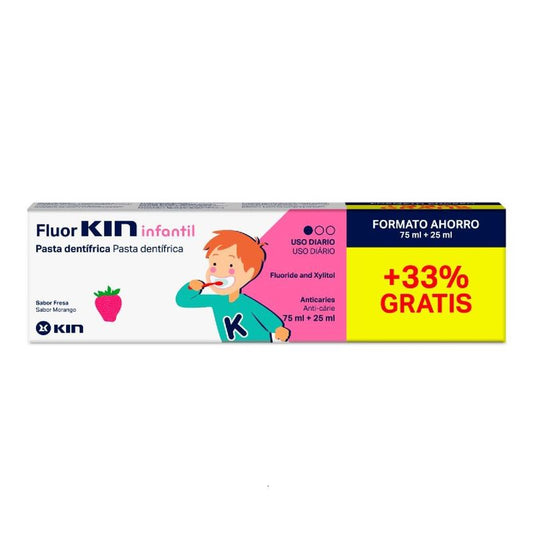 KIN FluorKIN Infantil Pasta 75+25 ml