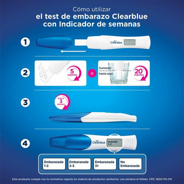 Clearblue Pack Digital Test Embarazo, 2 Pruebas