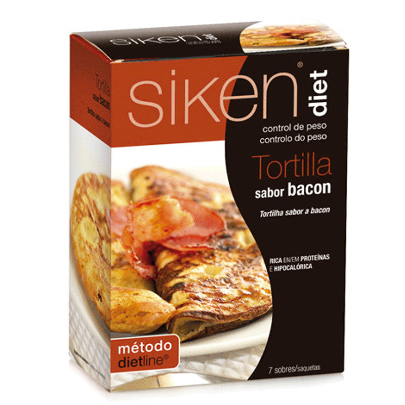 Siken Diet Tortilla Bacon 7 sobres
