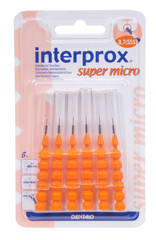 Interprox Cepillo Dental Interproximal Super Micro 6 unidades