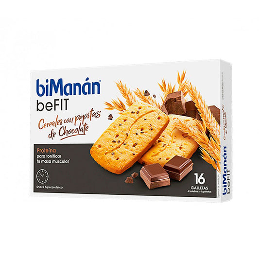 biManán Befit Cereales y Chocolate 16 Galletas