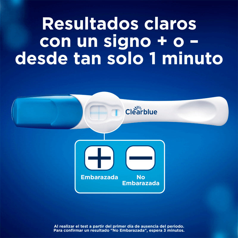 Clearblue Pack Plus Test Embarazo Analógico, 2 Pruebas