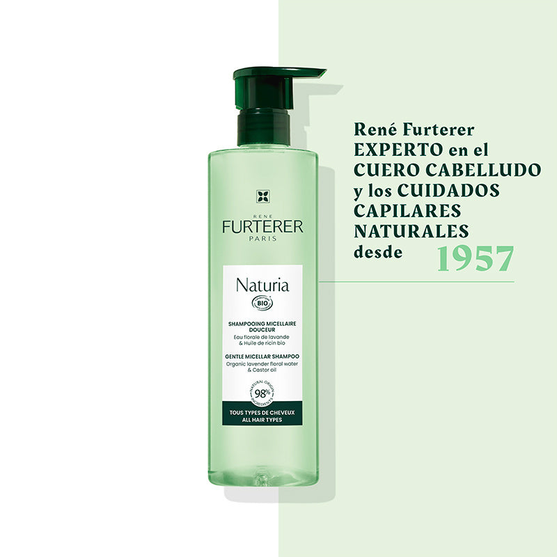 Rene Furterer Naturia Champú Extra Suave Equilibrante, 400 ml