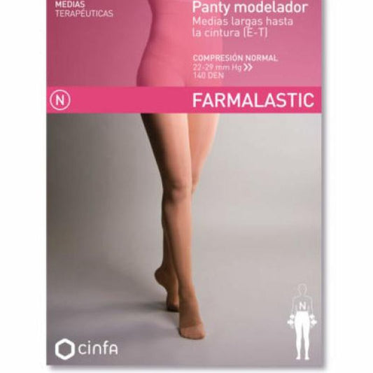 Compra Farmalastic Panty Modelador Larga (E-T) De Compresión Normal Beige,  Talla Grande al mejor precio.