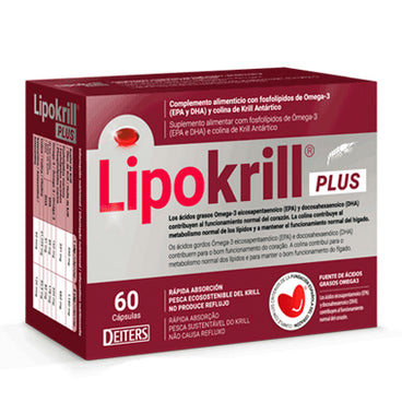 Lipokrill Plus Complemento Alimenticio 60 cápsulas
