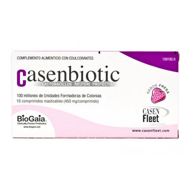 Casenbiotic Sabor Fresa 10 comprimidos