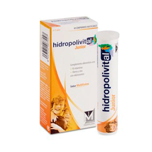 Hidropolivital Junior Complemento Alimenticio 40 comprimidos Masticables