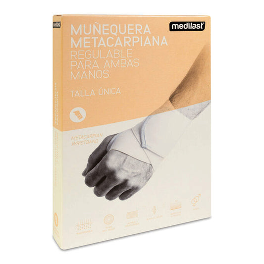 Medilast Muñequera Metacarpiana Traumaplus Blanca