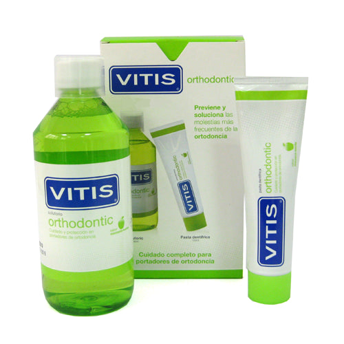 VITIS Pack Ortho Pasta Dentífrica 100 ml + Colutorio 500 ml