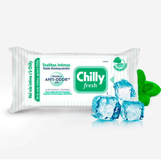 Chilly Pocket Gel Higiene Intima 12 Toallitas