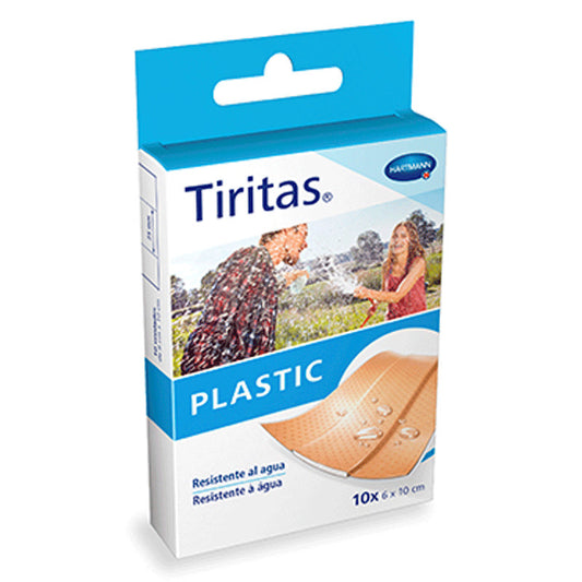Tiritas Plastic Elastic 6X10 cm 10 unidades