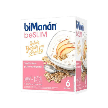 biManán Beslim Crema Sabor Yogurt con Cereales 6 sobres