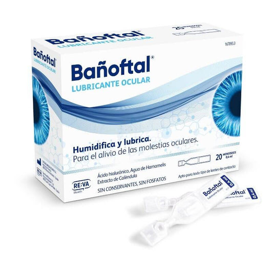 Bañoftal Gotas Oftalmicas 20 Monodosis 0.4 ml