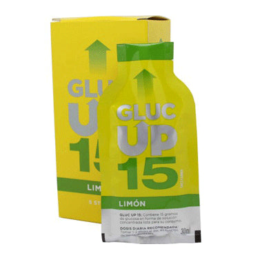 Gluc Up 15 Faes Farma Sabor Limon 5 Sticks