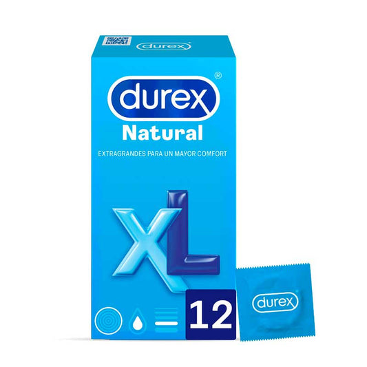 Durex Preservativos Originales Natural Plus Talla Xl - 12 unidades