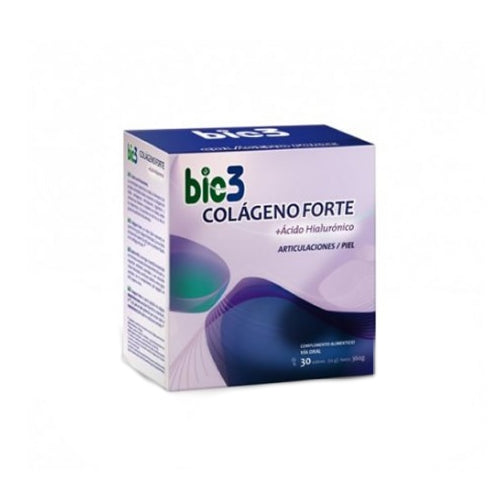 Bio 3 Colágeno + Ácido Hialurónico + Magnesio Forte 30 sobres