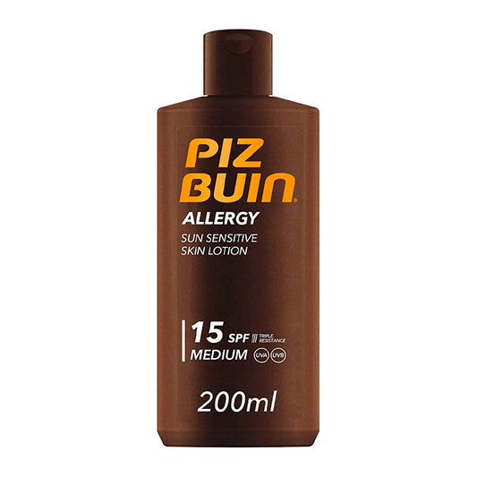 PIZ BUIN Allergy Sensitive Loción SPF 15, 200 ml