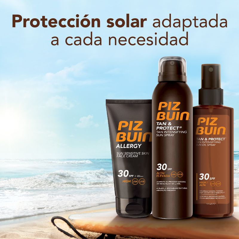Piz Buin Allergy Protector Solar Corporal SPF 30 Loción para el cuerpo, Protección UVA/UVB 400ml