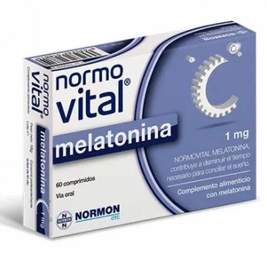 Normovital Melatonina 1 mg, 60 Comprimidos