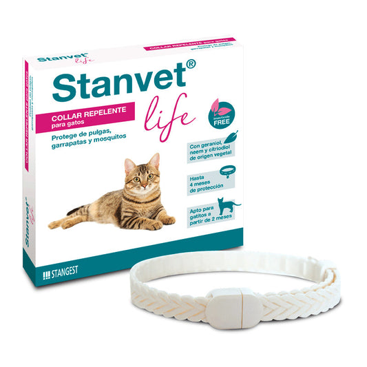 Stangest Stanvet Life Collar Repelente Gatos 37cm
