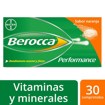 Berocca Performance Naranja 30 comprimidos Efervescentes