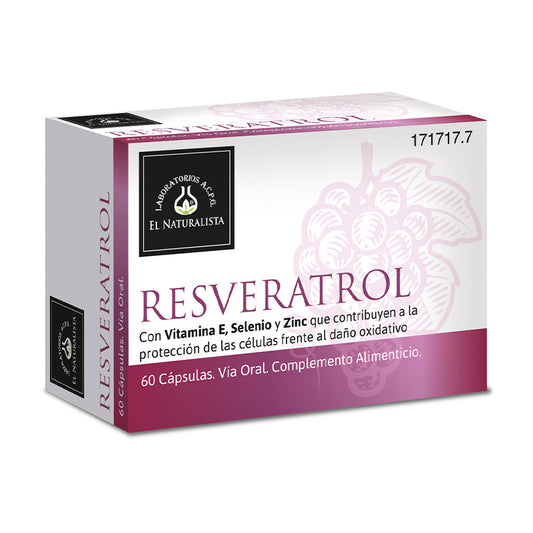 El Naturalista Resveratrol 60 Capsulas