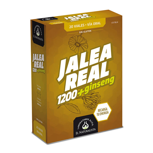 El Naturalista Jalea Real y Ginseng 20 Vial Bebible