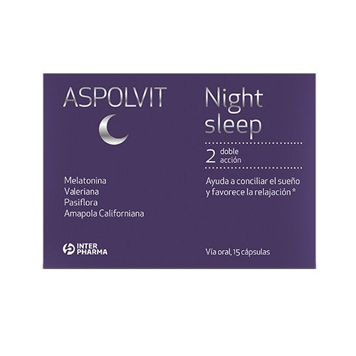 Aspolvit Night Sleep 15 cápsulas