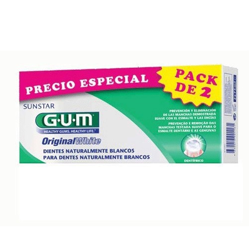 Gum Original White Pasta Dental 75 ml 2 Tubos