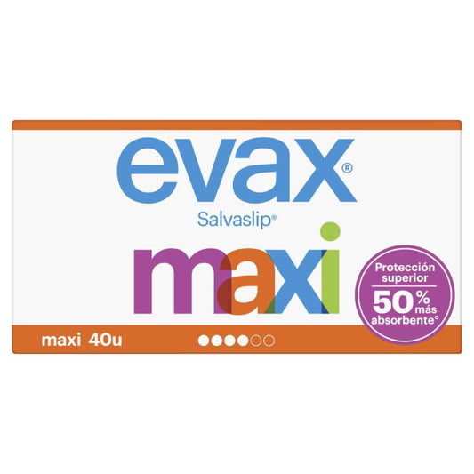 Evax Salvaslip Maxi Protegeslips 40 unidades