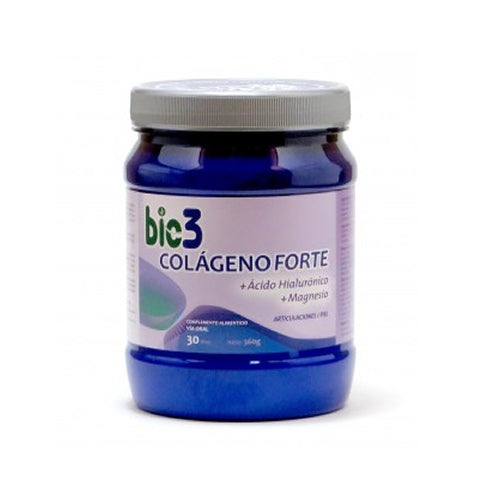 Bio3 Colágeno + Ácido Hialurónico + Magnesio Forte Bote 360 gr
