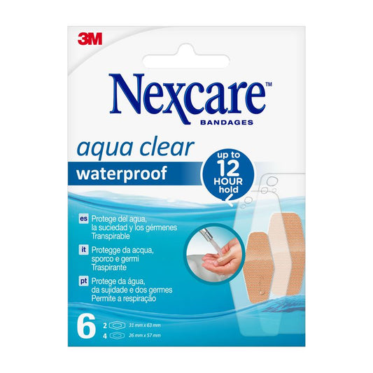 3M Nexcare Aqua 360º Aposito Adhesivo Surtido 6 unidades