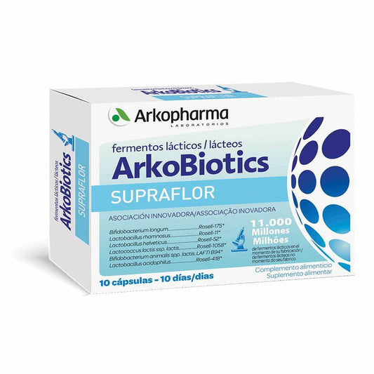 Arkobiotics Supraflor 10 Cápsulas Arkopharma