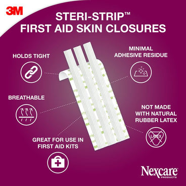 3M Nexcare Steri-Strip Suturas Cutáneas Adhesivas, 8 unidades