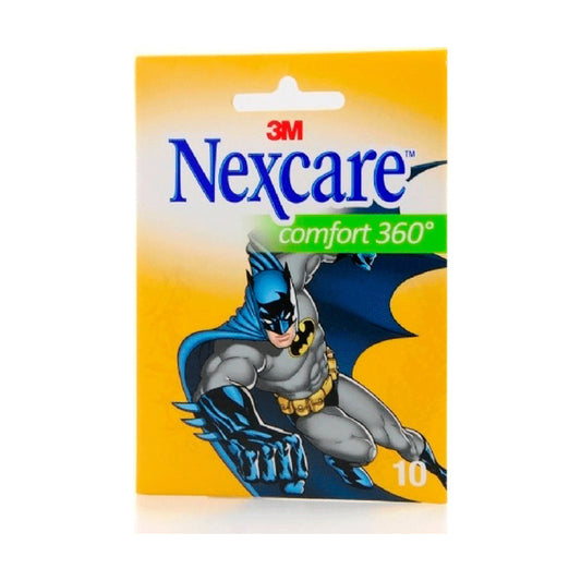 3M Nexcare comfort 360º aposito adhesivo batman 10 unidades