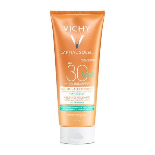 Vichy Capital Soleil Leche Gel Wet Skin SPF 30, 200 ml
