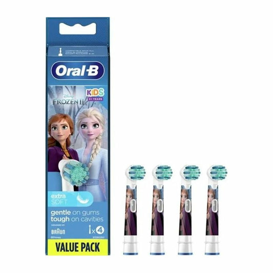 Oral B Stages Frozen Recambio Cepillo Eléctrico +3 Años 4 unidades