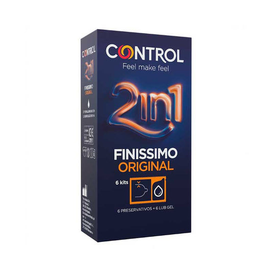 Control 2 In 1 Finissimo Original 6 unidades