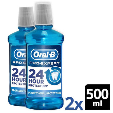 Oral-B Enjuague Bucal Pro-Expert Protección Profesional 2X500 ml